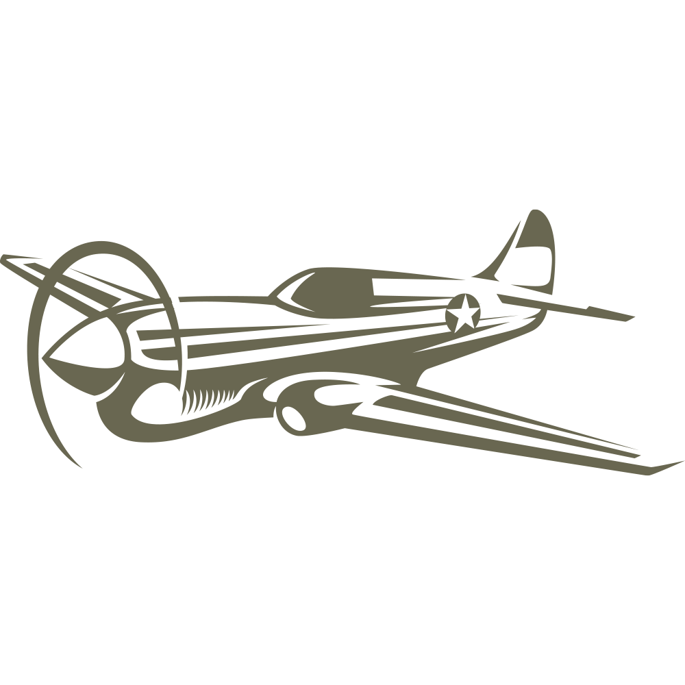 Fighter Jet Delrin Leather Stamp