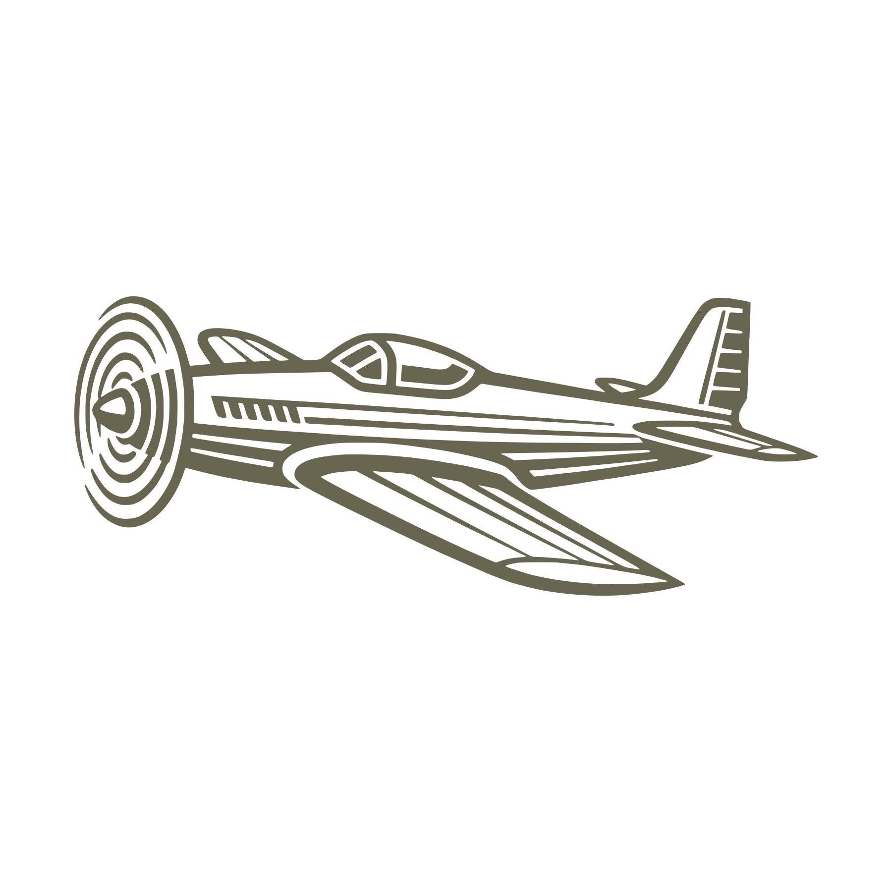 Fighter Jet Delrin Leather Stamp