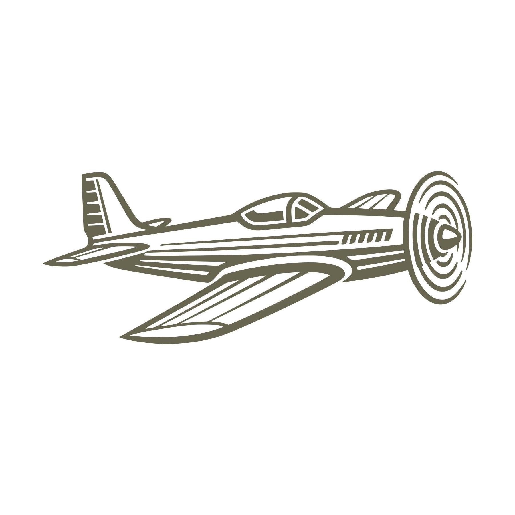 Fighter Jet Delrin Leather Stamp