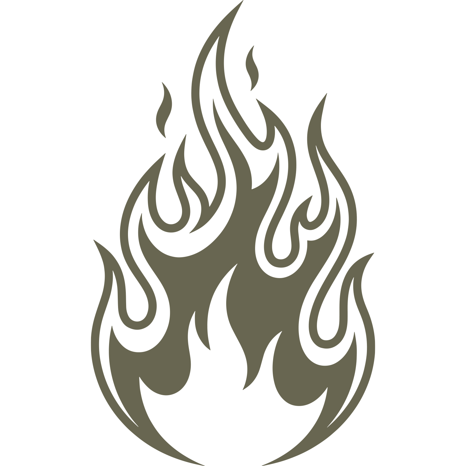 Fire Delrin Leather Stamp