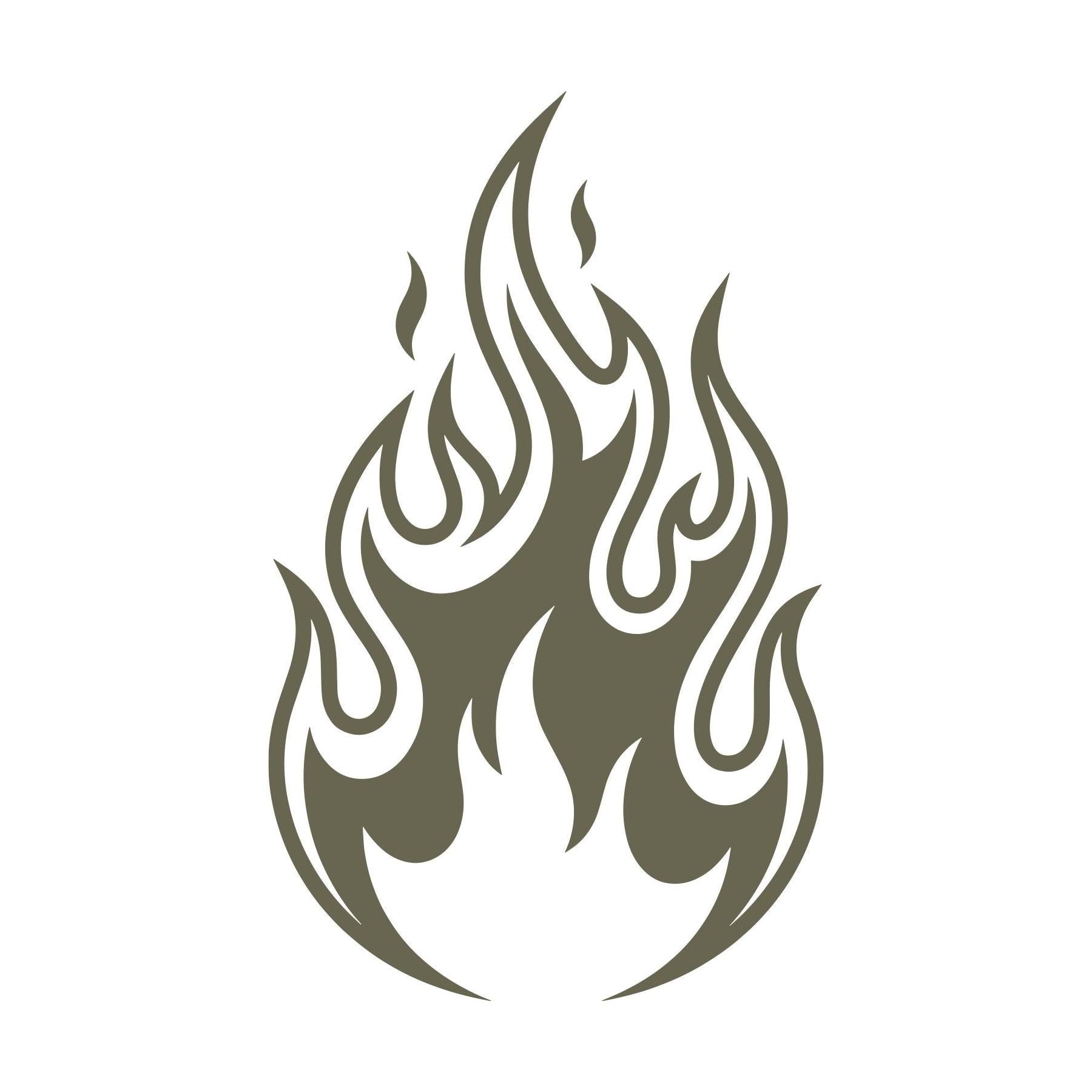 Fire Delrin Leather Stamp