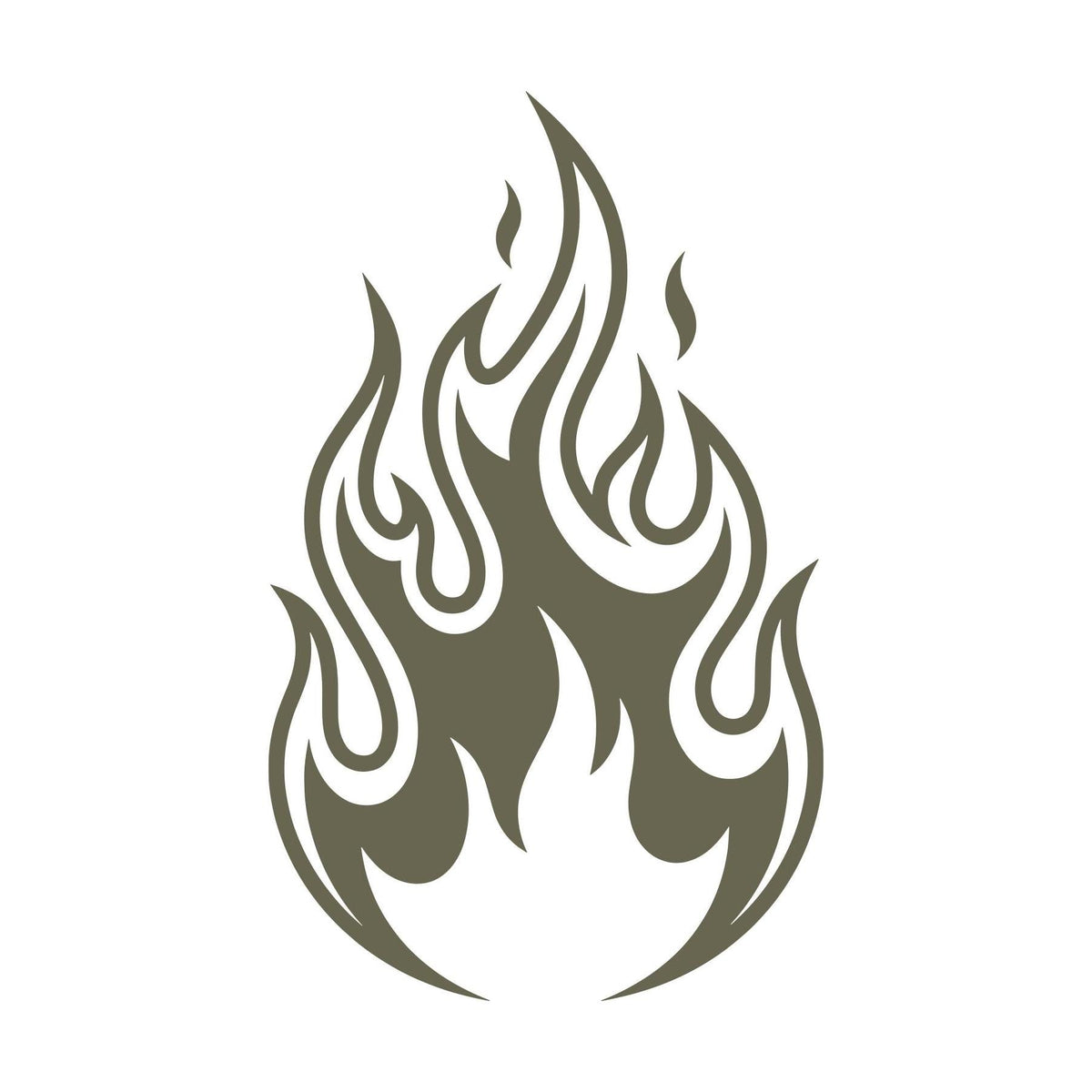 Fire Delrin Leather Stamp