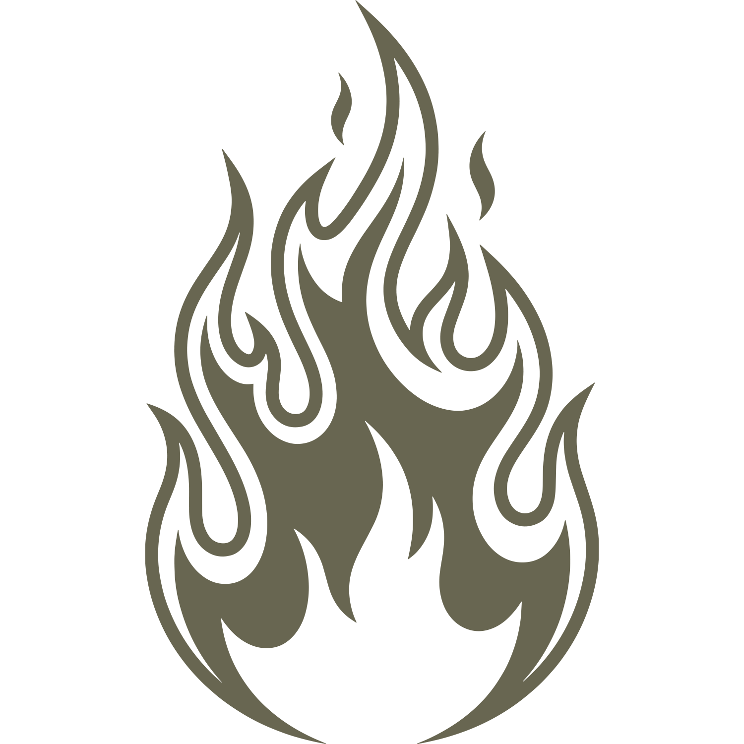 Fire Delrin Leather Stamp