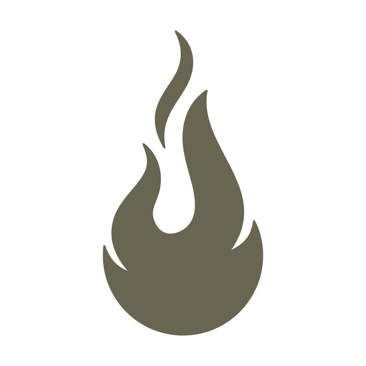 Fire Delrin Leather Stamp