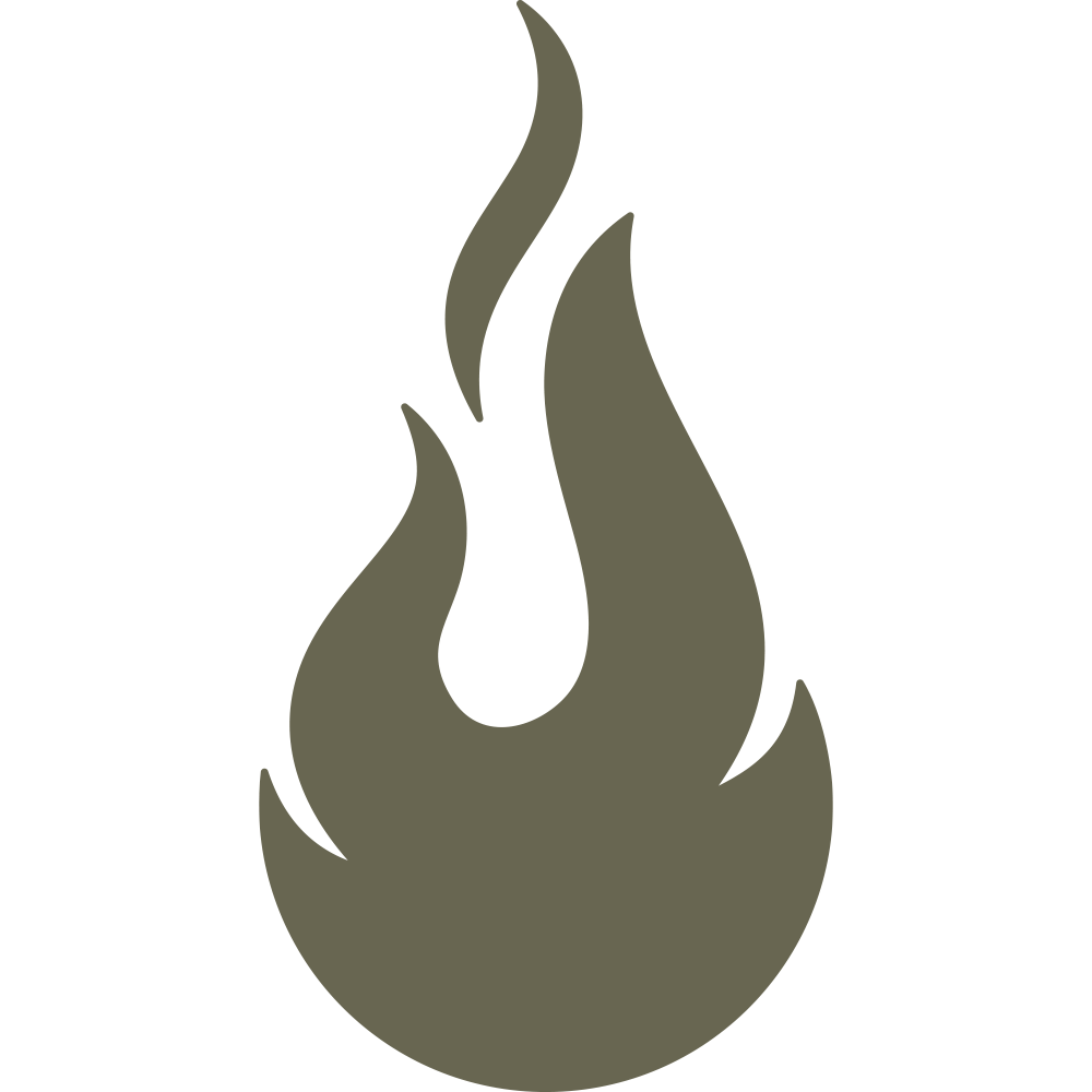 Fire Delrin Leather Stamp