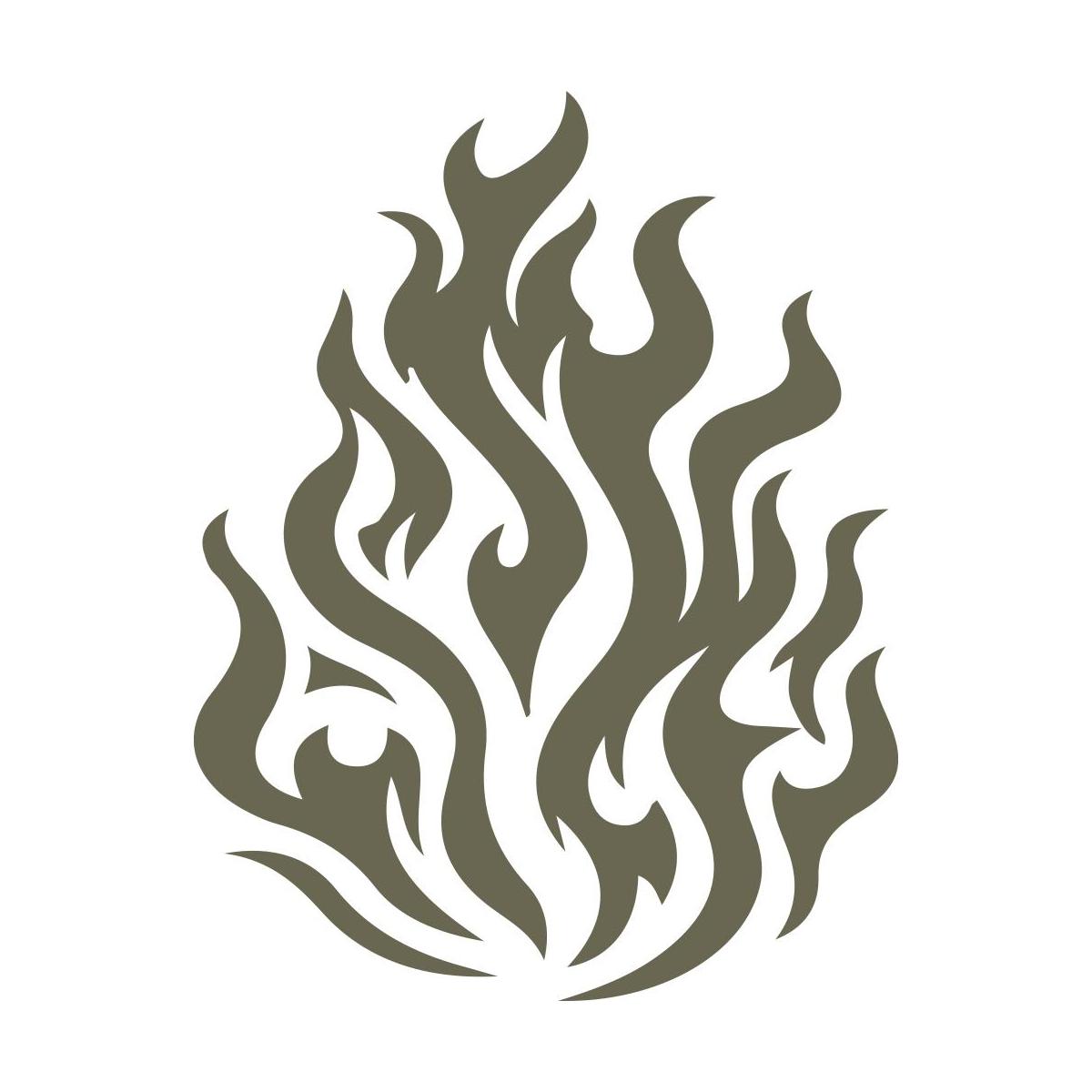 Fire Delrin Leather Stamp