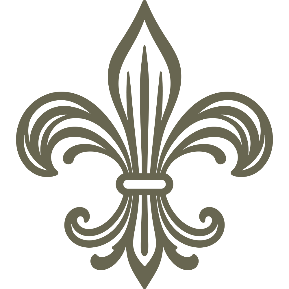 A simple, solid dark olive green image fills the entire frame, completely unembellished and devoid of any patterns, textures, or features. This description contrasts with the detailed Fleur De Lis Delrin Leather Stamp product.