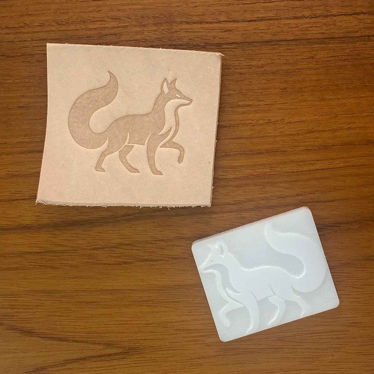 Fox Delrin Leather Stamp