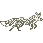 Fox Delrin Leather Stamp