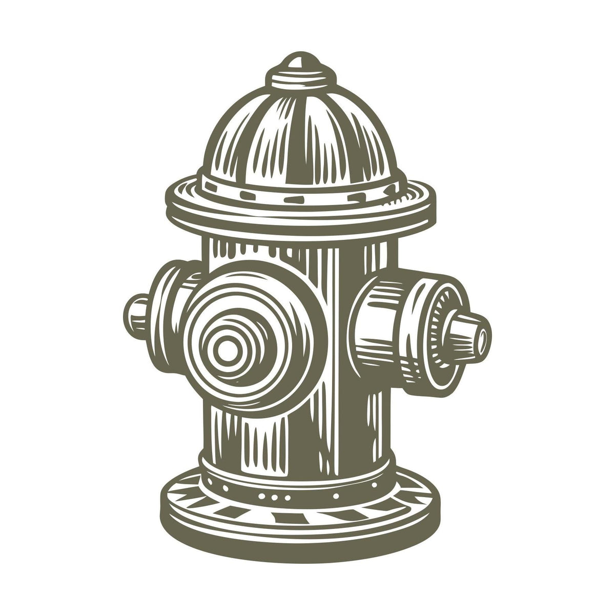 Fire Hydrant Delrin Leather Stamp