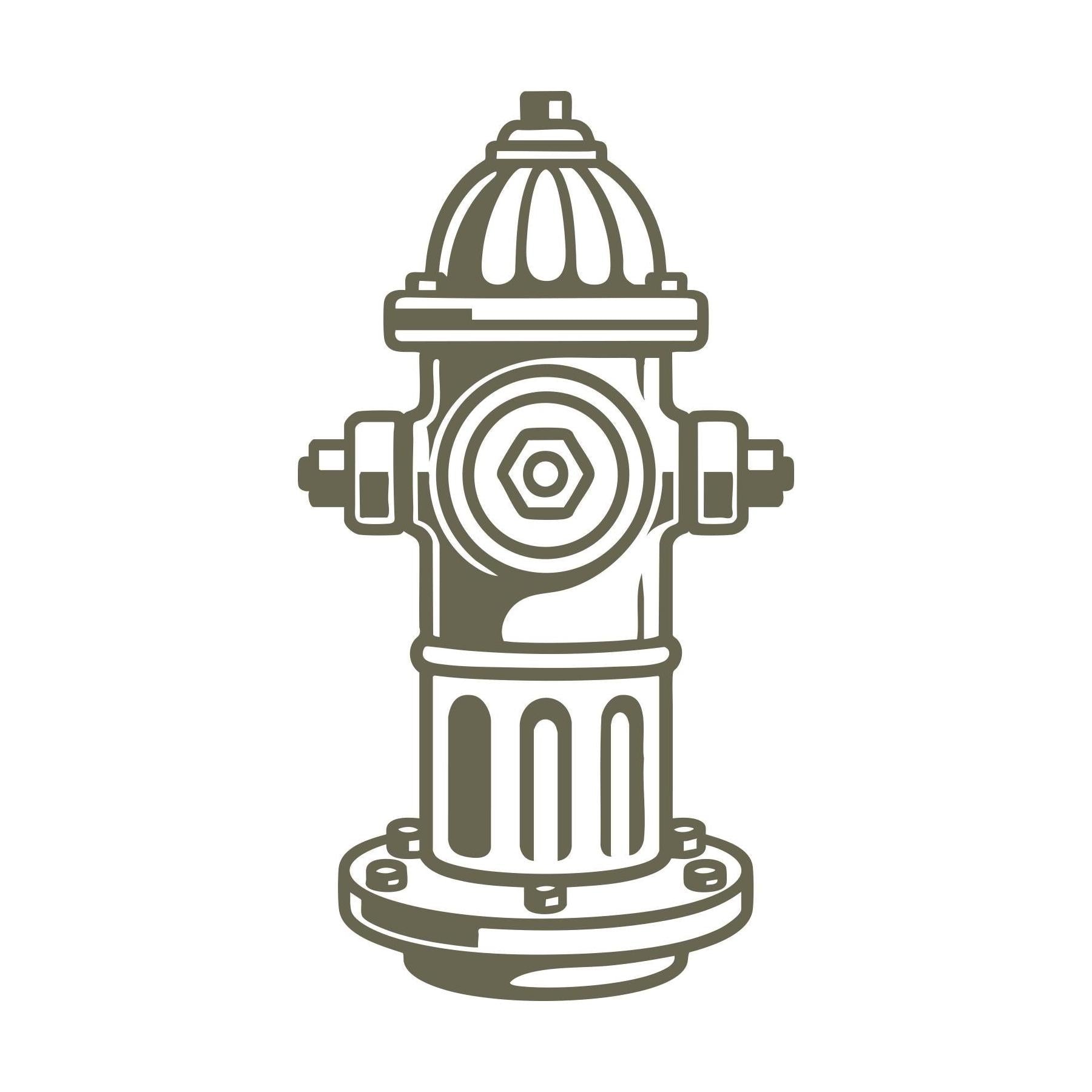 Fire Hydrant Delrin Leather Stamp