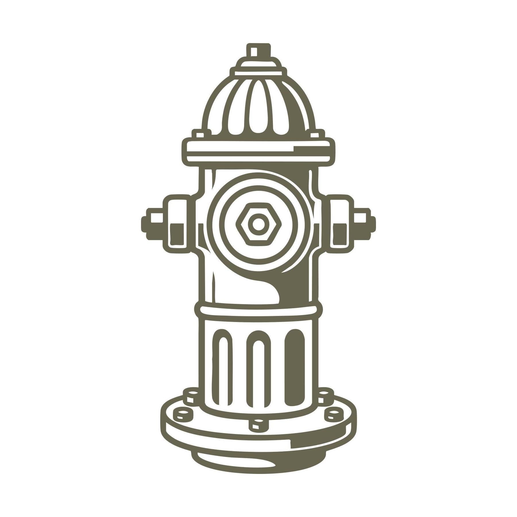 Fire Hydrant Delrin Leather Stamp