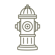 Fire Hydrant Delrin Leather Stamp