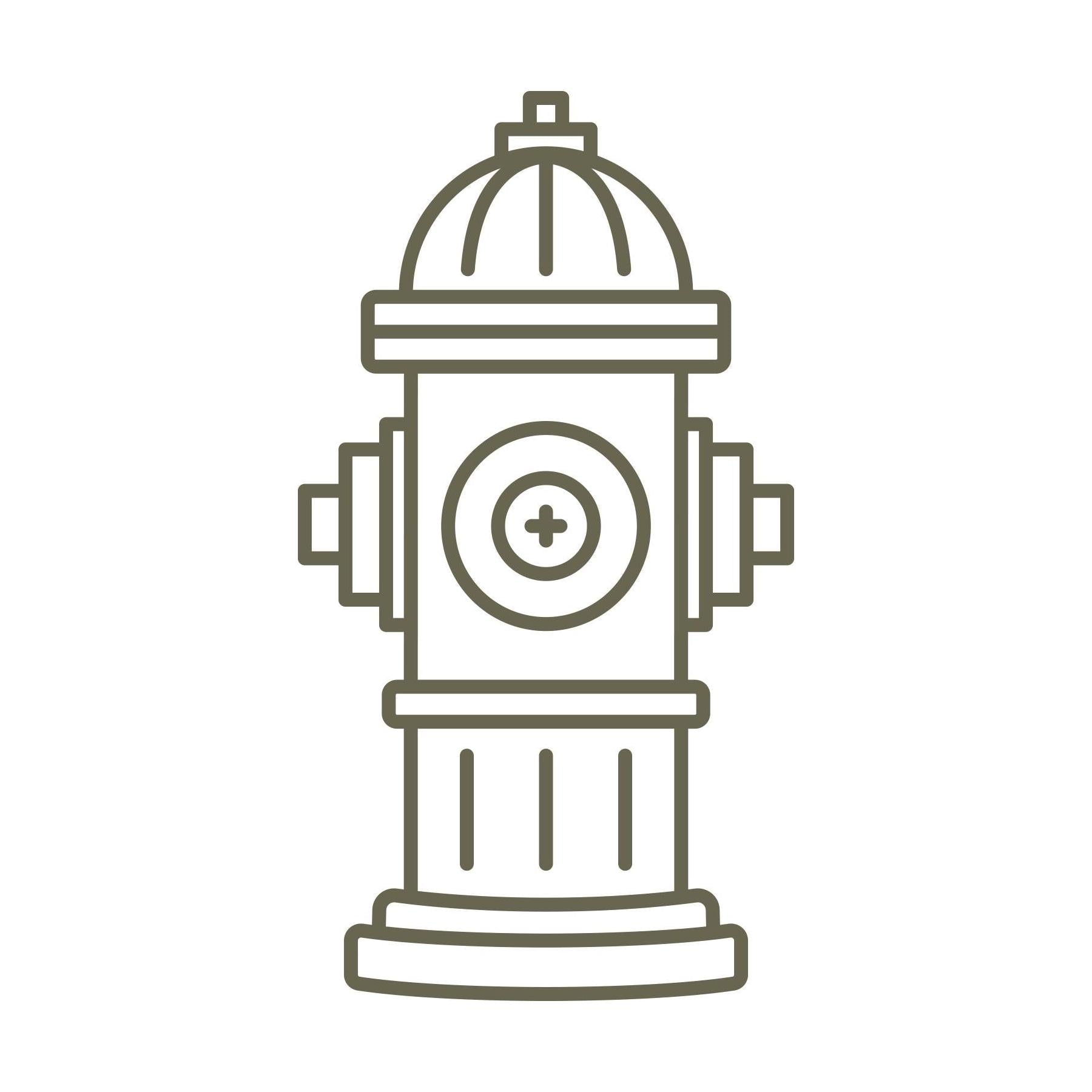 Fire Hydrant Delrin Leather Stamp