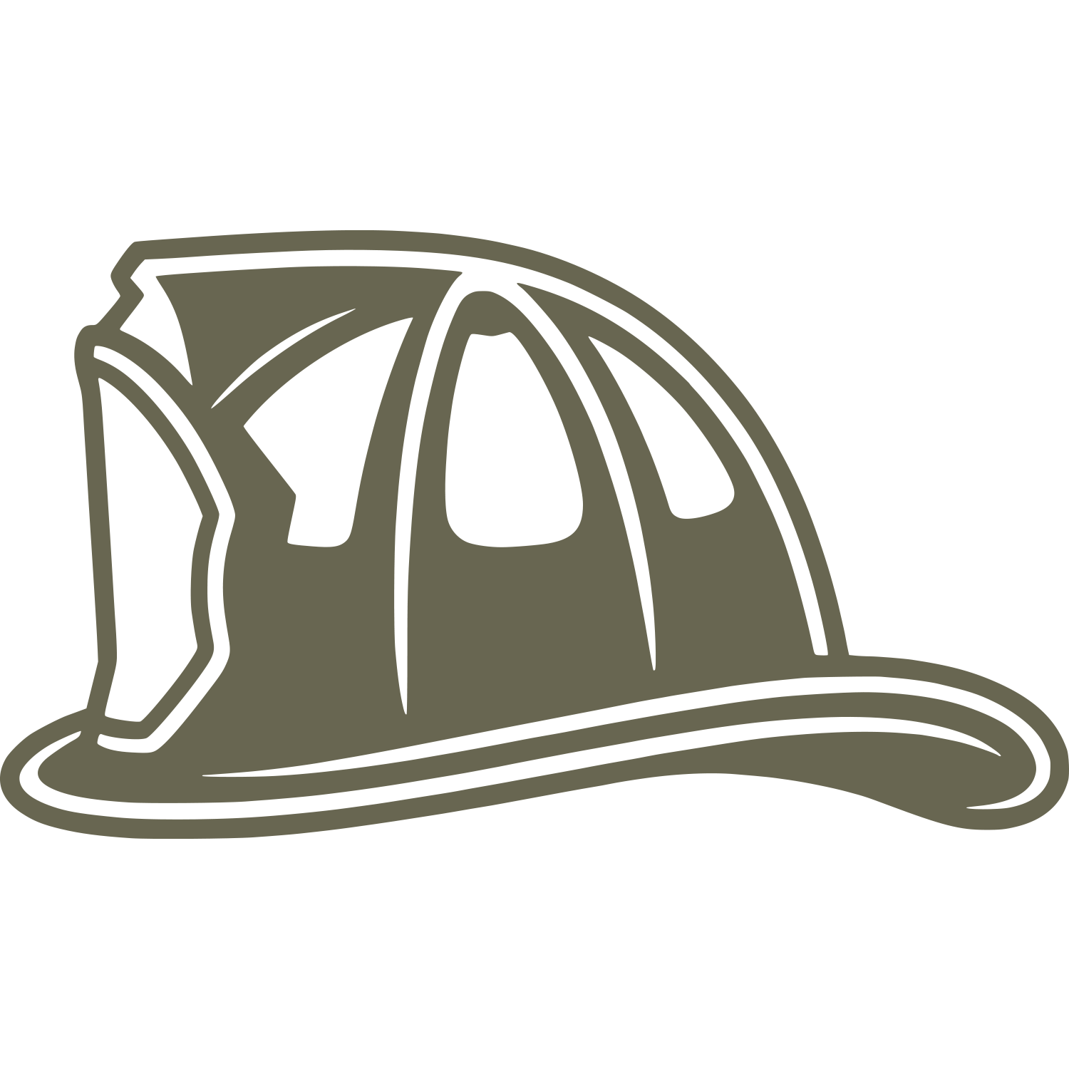 Firefighter Helmet Delrin Leather Stamp