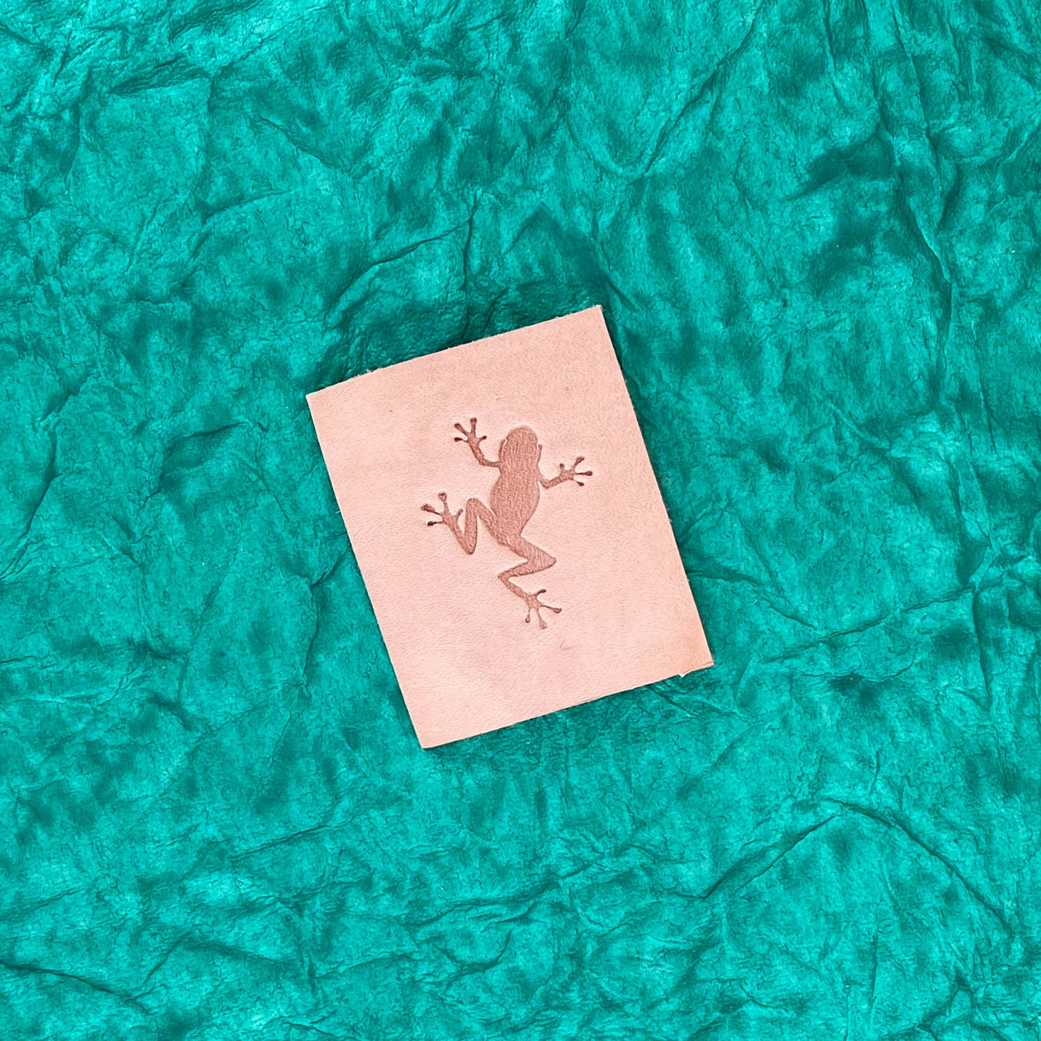 Frog Delrin Leather Stamp