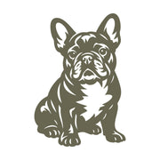 French Bulldog Dog Delrin Leather Stamp