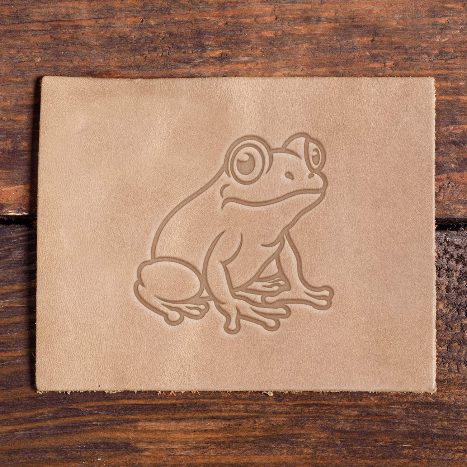 Frog Delrin Leather Stamp