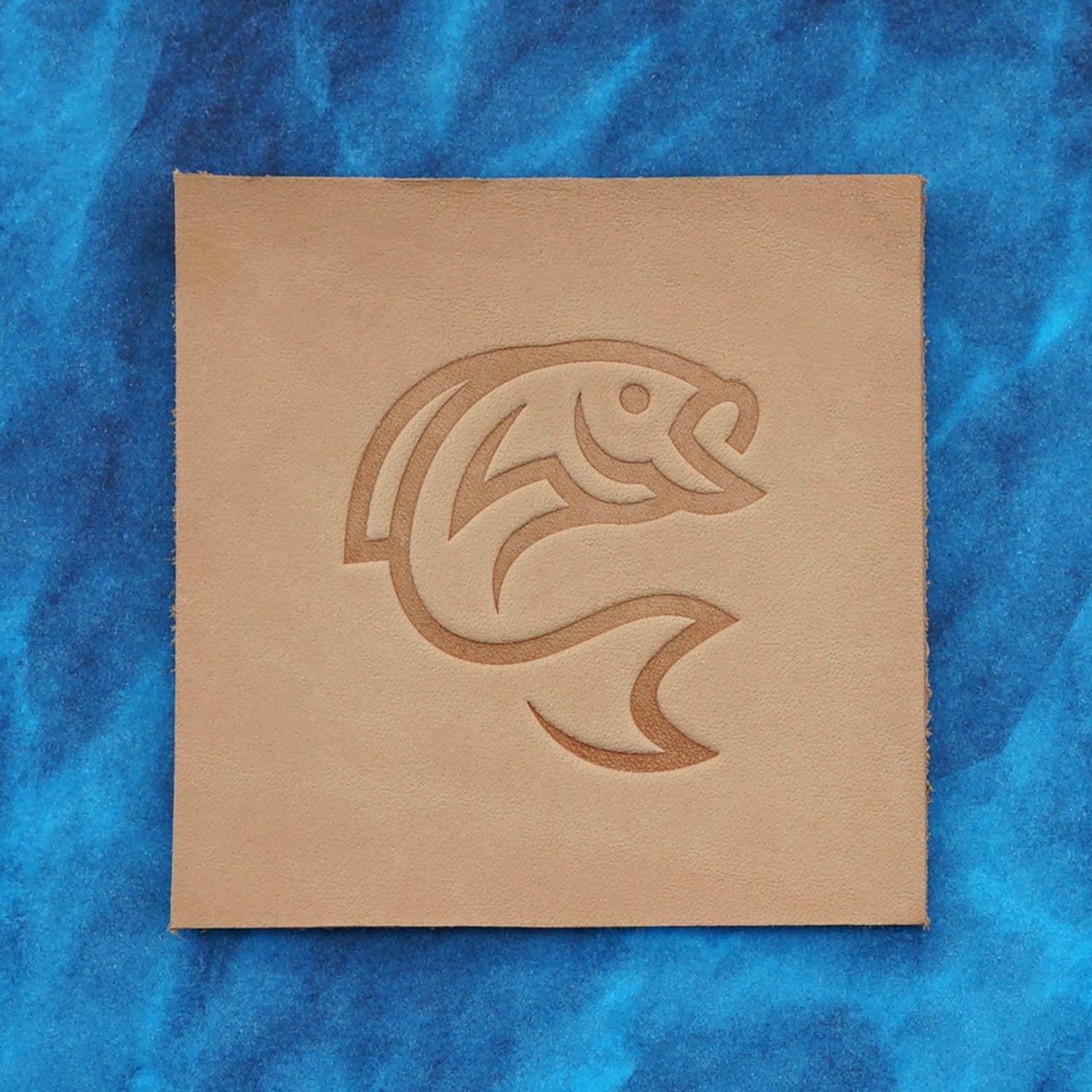 Fish Delrin Leather Stamp