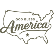 God Bless America Delrin Leather Stamp