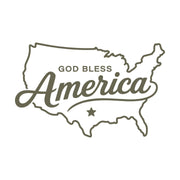 God Bless America Delrin Leather Stamp