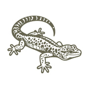 Leopard Gecko Delrin Leather Stamp