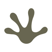 Frog Foot Print Outline Delrin Leather Stamp
