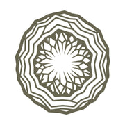 Geode Crystal Slice Delrin Leather Stamp