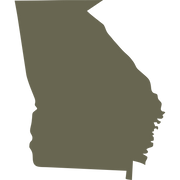 Georgia State Shape Delrin Leather Stamp