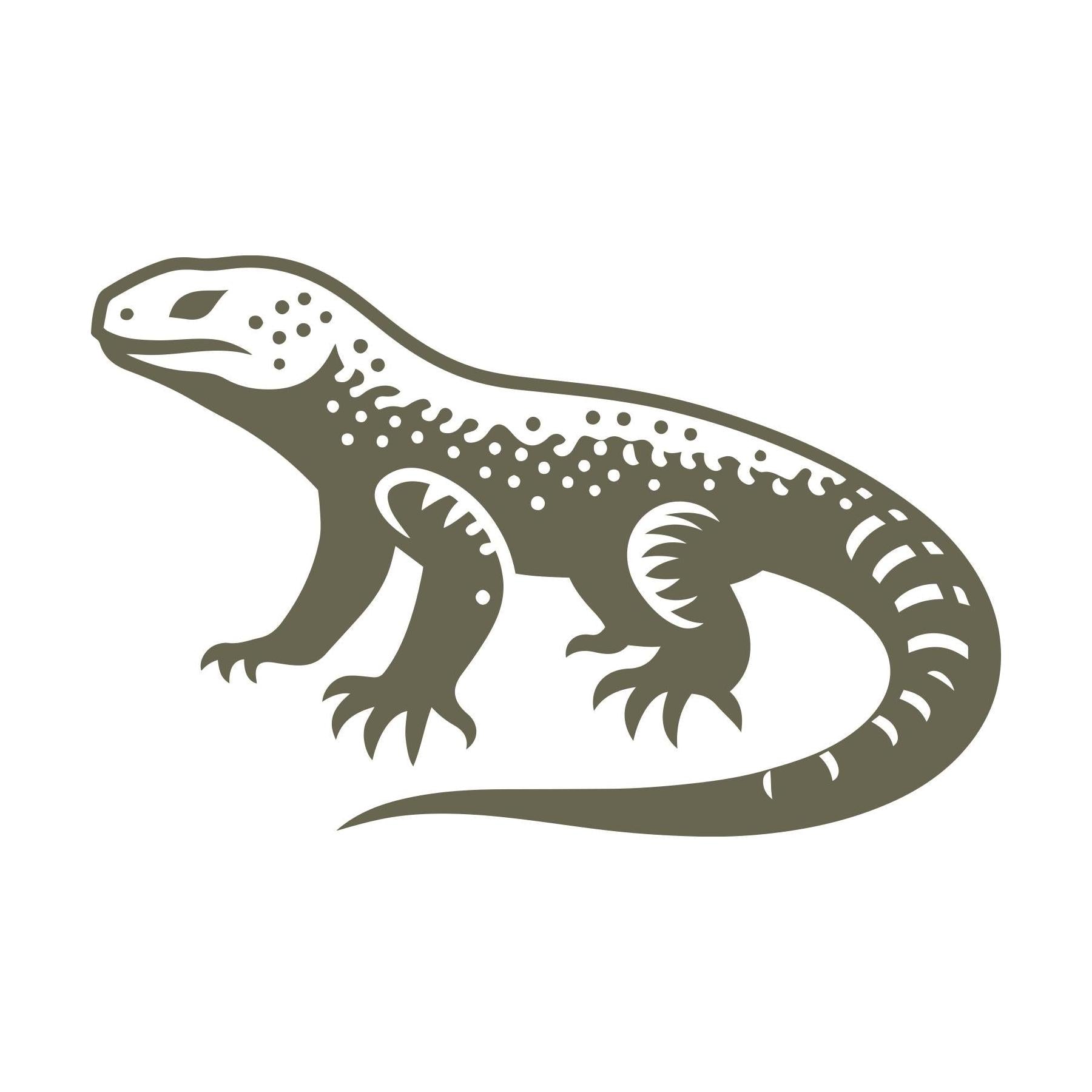 Gila Monster Delrin Leather Stamp