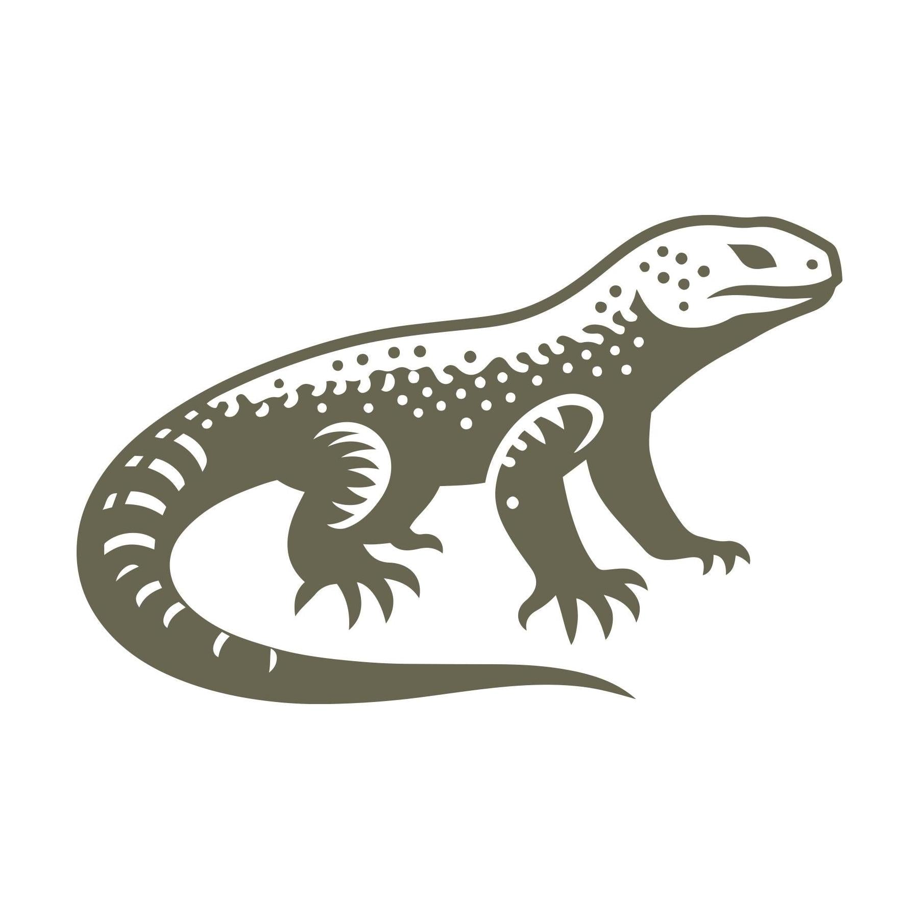 Gila Monster Delrin Leather Stamp