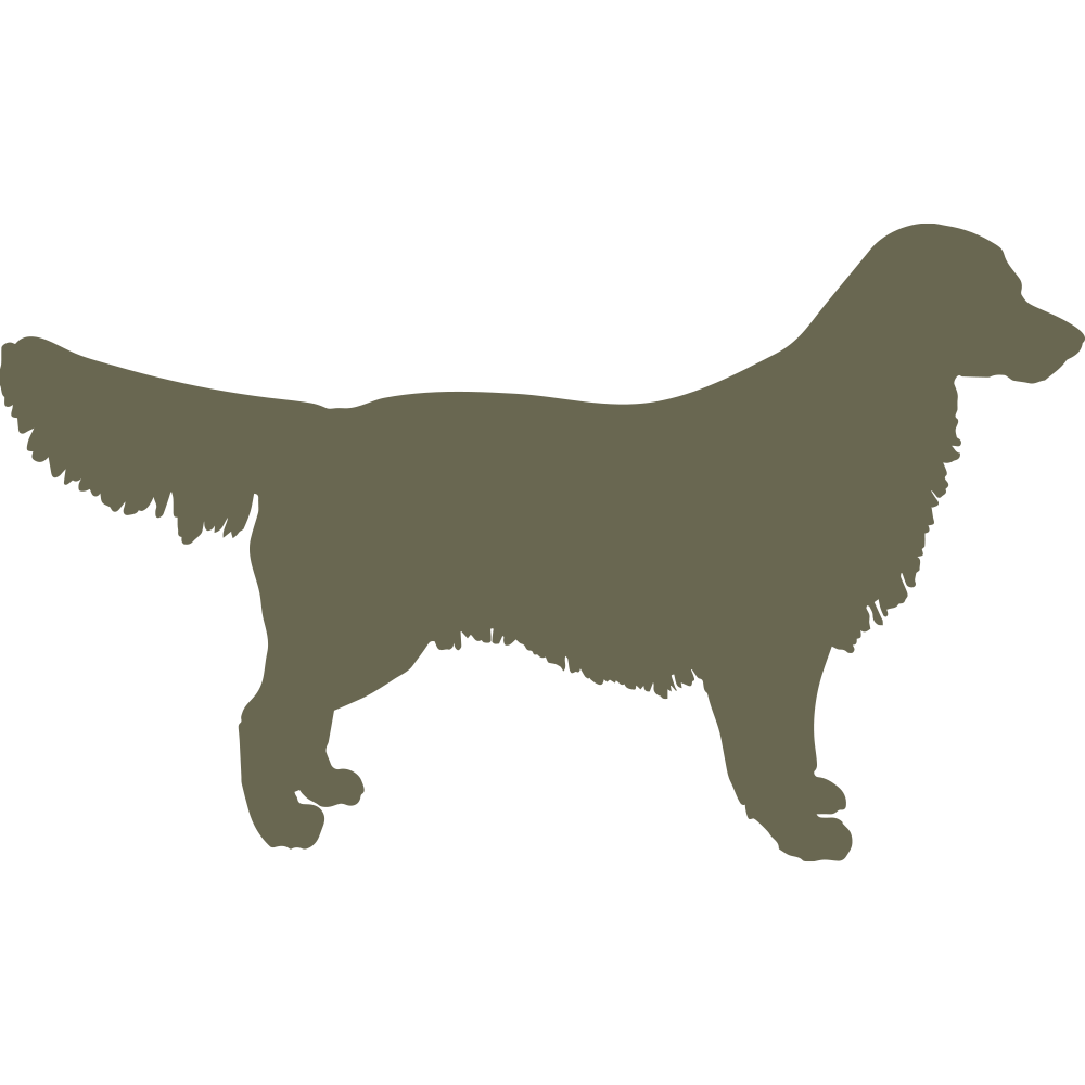 Golden Retriever Dog Delrin Leather Stamp
