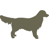 Golden Retriever Dog Delrin Leather Stamp
