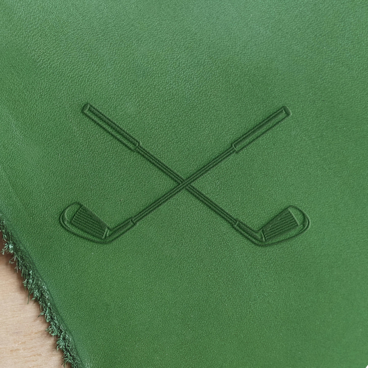 Golf Clubs Delrin Leather Stamp