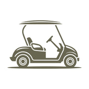 Golf Cart Delrin Leather Stamp