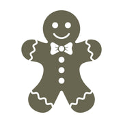 Gingerbread Man Cookie Delrin Leather Stamp