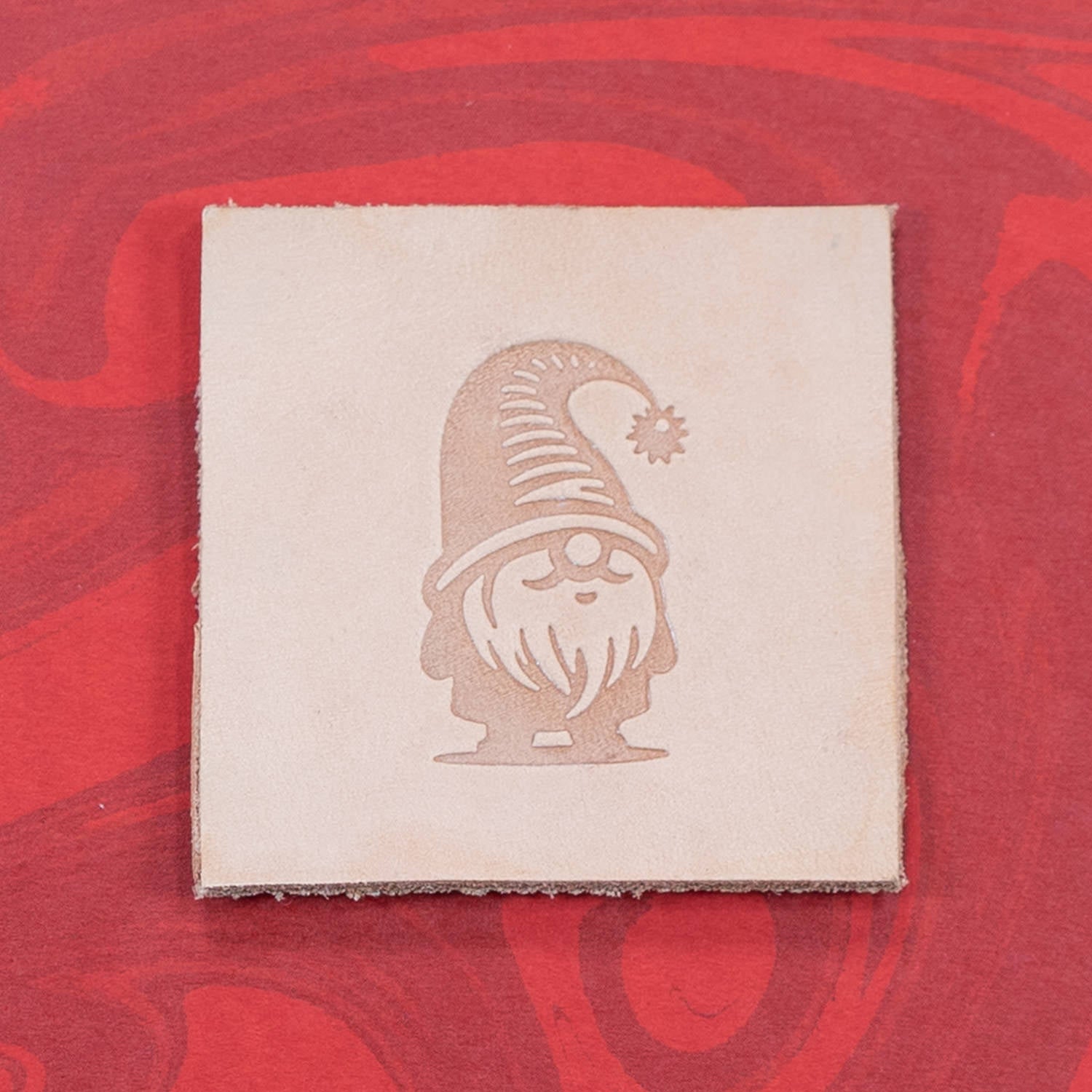 Gnome Delrin Leather Stamp