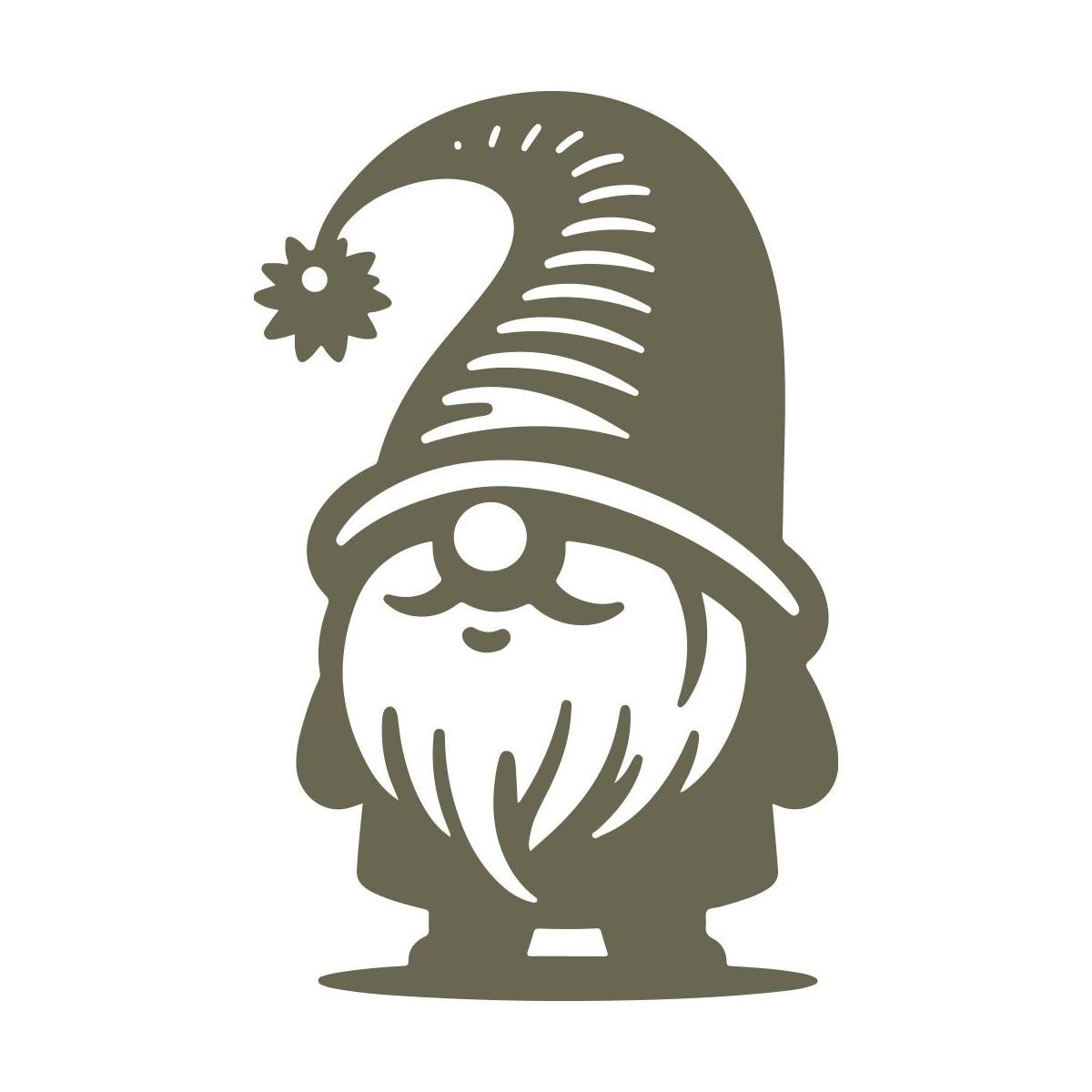 Gnome Delrin Leather Stamp