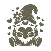 Gnome with Hearts Delrin Leather Stamp