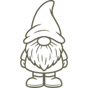 Gnome Delrin Leather Stamp