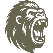 Gorilla Delrin Leather Stamp