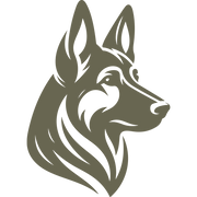 German Shepherd Dog Head Delrin Leather Stamp