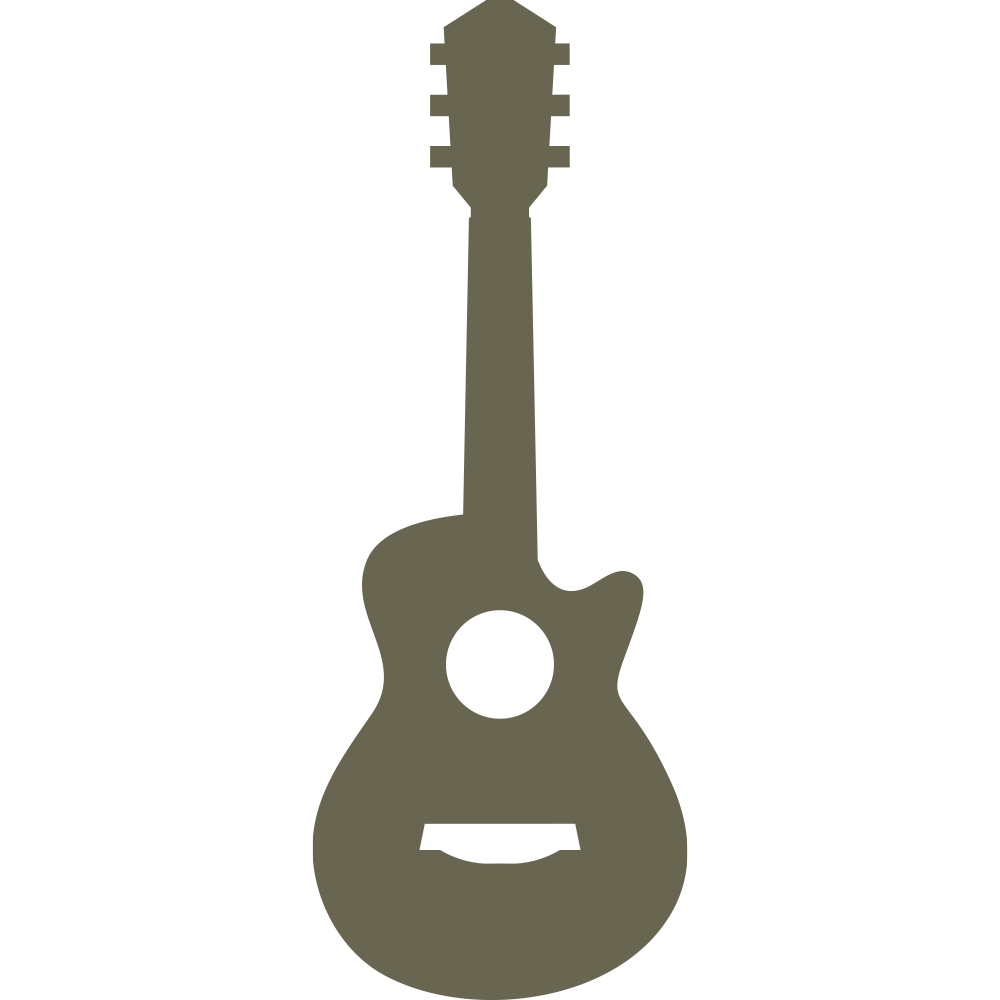 Guitar Delrin Leather Stamp