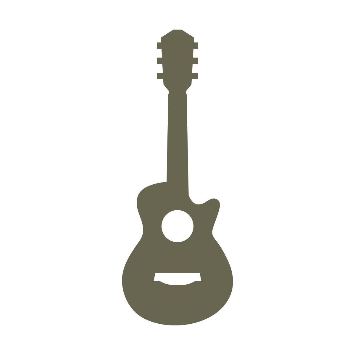 Acoustic Guitar Delrin Leather Stamp