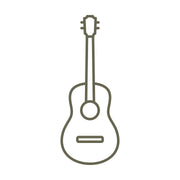 Acoustic Guitar Delrin Leather Stamp