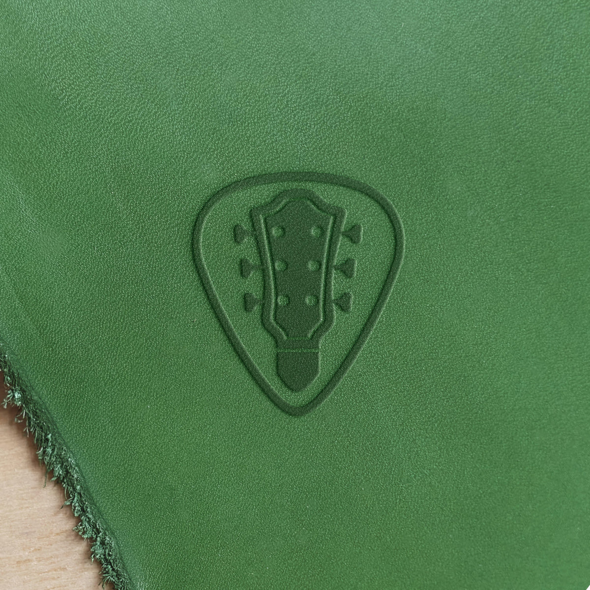 Guitar Delrin Leather Stamp