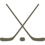 Hockey Sticks and Puck Delrin Leather Stamp