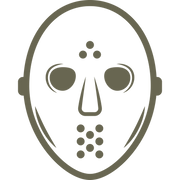 Hockey Mask Delrin Leather Stamp