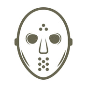 Hockey Mask Delrin Leather Stamp