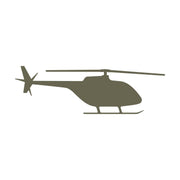 Helicopter Delrin Leather Stamp